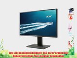 Acer B326HKymjdpphz 813 cm (32 Zoll) Monitor (DVI HDMI USB Hub UHD 3840 x 2160 h?henverstellbar