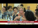 KETI BAZHDARI TAKOHET ME PEDAGOGËT E UNIVERSITETIT TË SHKODRËS