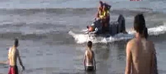 İki çocuk son anda kurtarıldı... O anlar saniye saniye görüntülendi