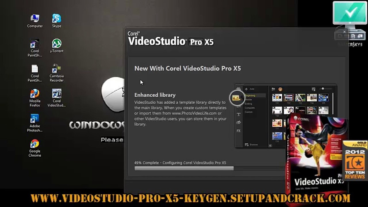 Corel video studio Pro X5 ultimate Activation C...