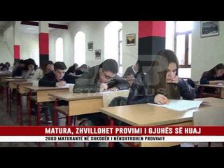 下载视频: MATURA, ZHVILLOHET PROVIMI I GJUHËS SË HUAJ