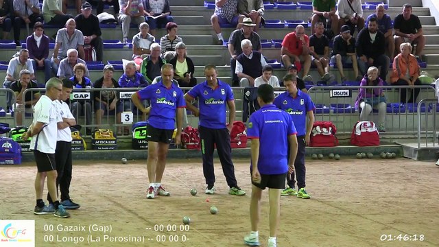 Finale du 38ème Souvenir Robert Millon, Sport Boules, Gap 2015