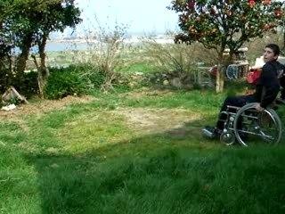 2 roues sur fauteil roulant