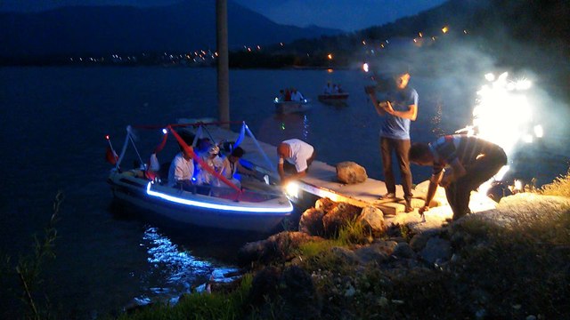 BAFRA DERBENT BARAJ GÖLÜ DÜĞÜN KONVOYU