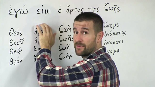 Lesson 15 - John 6:48 and Declining Greek Nouns (case endings)