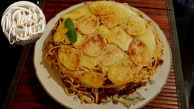 How to make Layered Minced Meat Spaghetti - Easy Step by Step