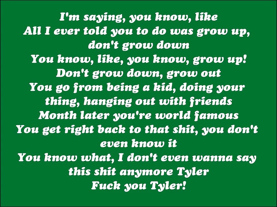 Tyler, The Creator - Rusty Lyrics