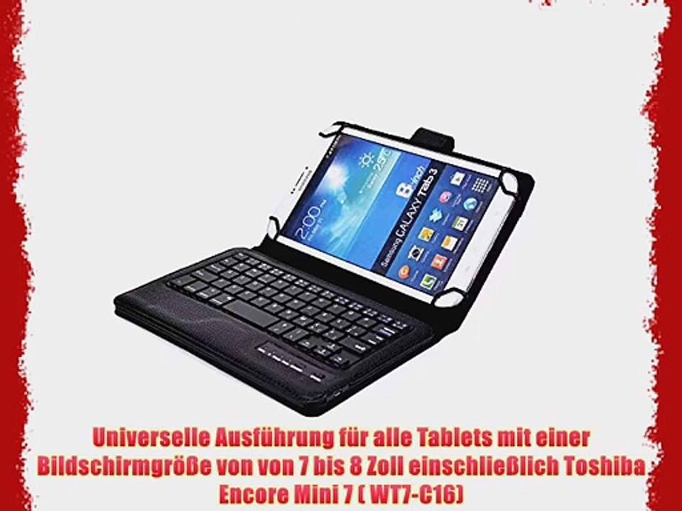 Cooper Cases(TM) Infinite Executive Universal Folio-Tastatur f?r Toshiba Encore Mini 7 ( WT7-C16)