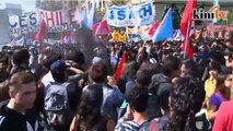 Demo anti rasuah Chile jadi ganas, polis serang pelajar