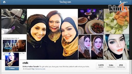 Siti Nurhaliza, Che Ta  sokong Dr M yang ‘keseorangan’
