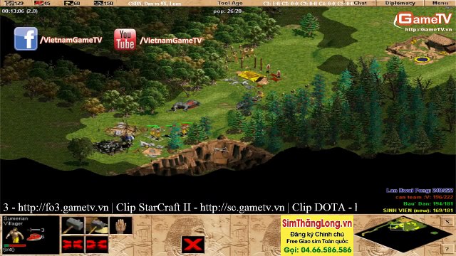 AOE Highlights, Trận bật time siêu siêu kinh điển của Gzidane và Chim Sẻ đối đầu với 9xPro