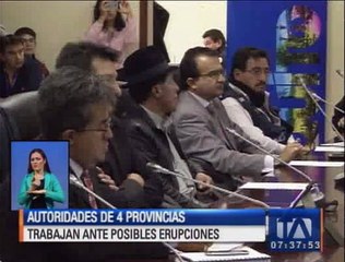 Autoridades de cuatro provincias trabajan ante posibles erupciones