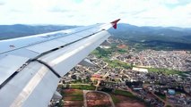 TAM Brazilian Airlines Airbus A320 landing in Sao Paulo Guarulhos