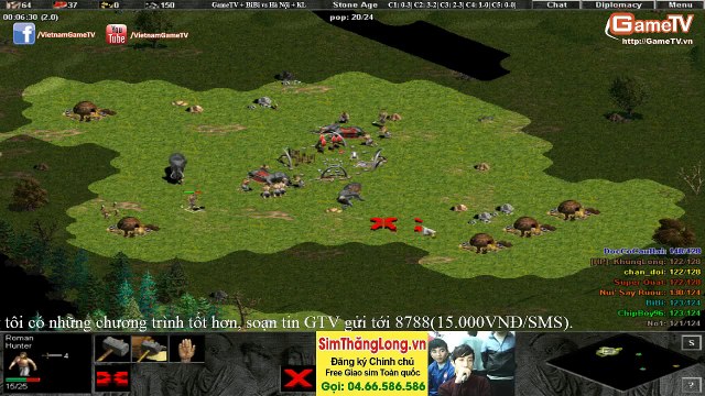 GameTV + BiBi vs Hà Nội + Khủng Long ngày 18-12-2014 C4T2