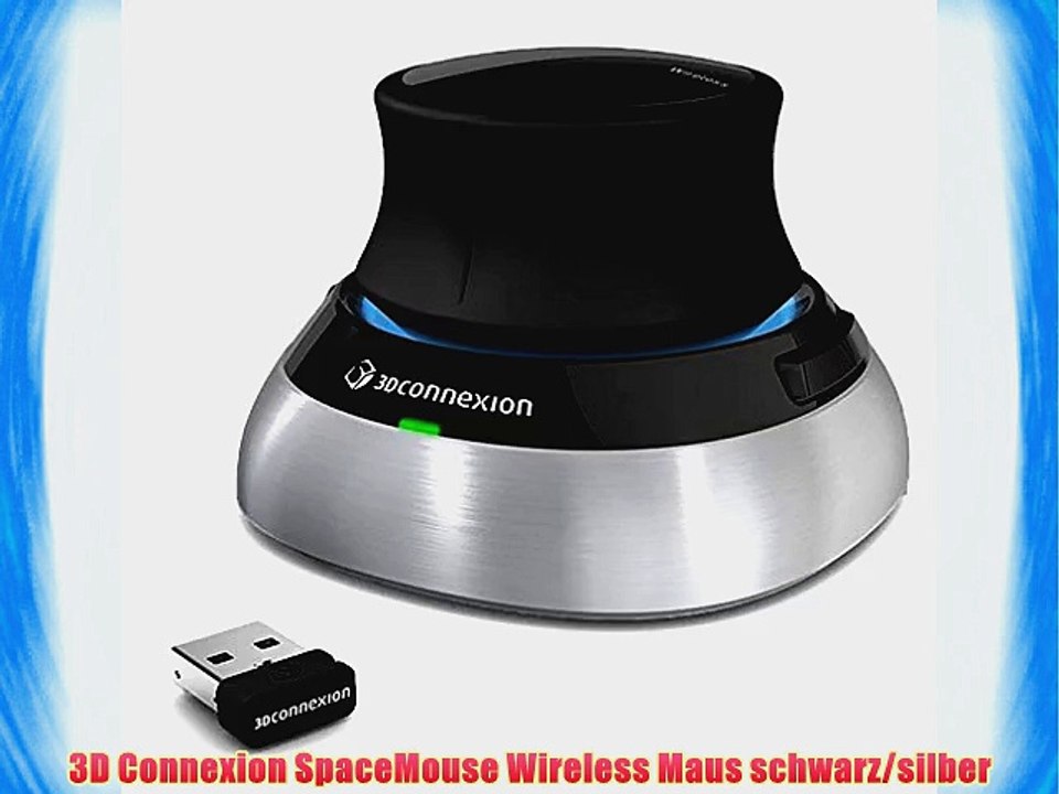 3D Connexion SpaceMouse Wireless Maus schwarz/silber