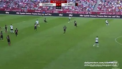 0-1 Nacer Chadli Fantastic Goal | AC Milan v. Tottenham - Audi Cup 3rd Place 05.08.2015 HD