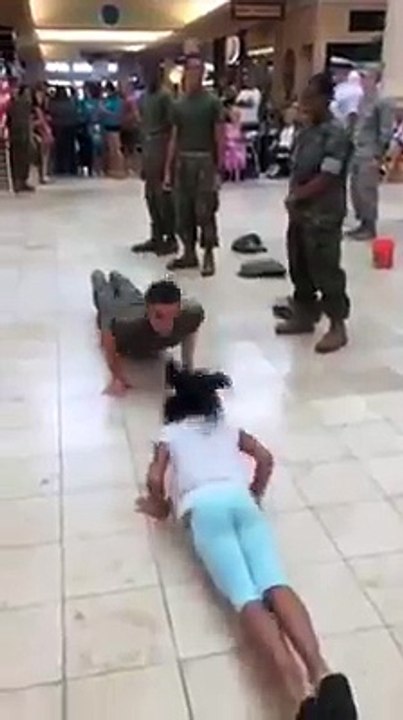 Girl vs Boy Pushups