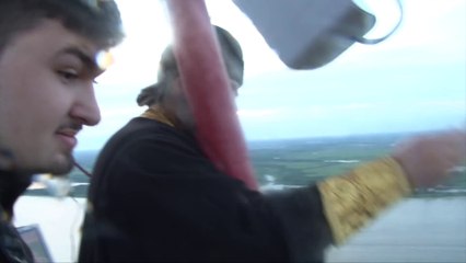 2015 год. Освящение Нижнего Новгорода с аэростата