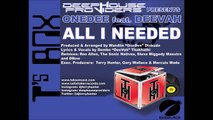 Onedee feat. Deevah - All I Needed (Original Mix) [Presented by Deep House Providers]