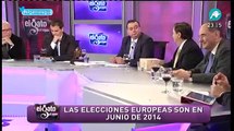 1 | 2 Baltasar Garzón con Ada Colau y Gaspar Llamazares con Federico Mayor Zaragoza.