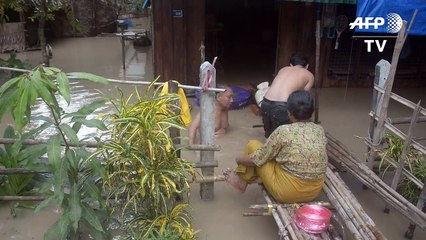 Desperation in flood-hit Myanmar as death toll climbs