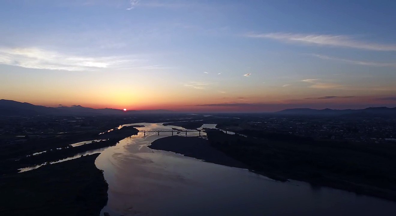 吉野川空紀行 ( 吉野川市・雲海編) マルチコプター(ドローン) 空撮