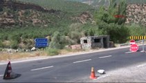 PKK'nın araç yaktığı Tunceli- Erzincan karayolu açıldı