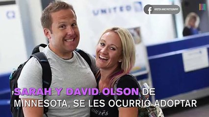 Fotógrafa registra el momento en que pareja conoce a su bebé adoptado