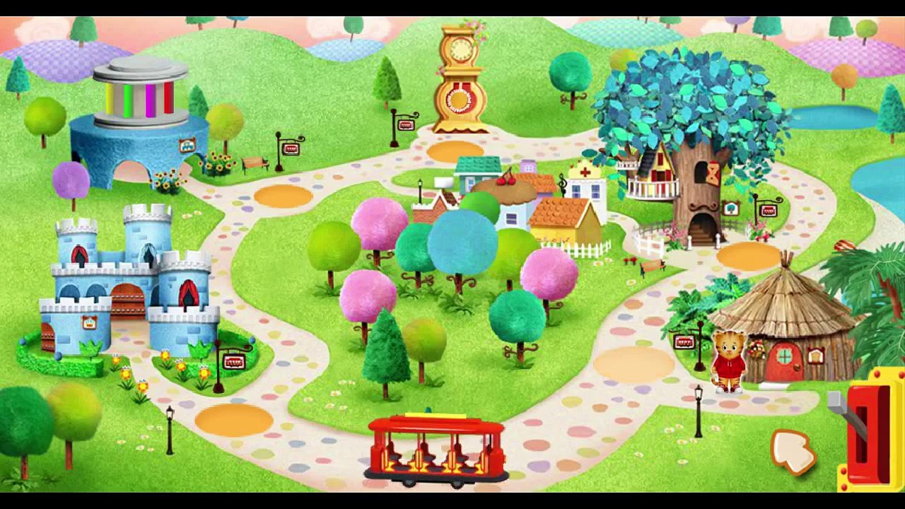 Daniel Tiger's Neighborhood Drive Trolley Cartoon Animation PBS Kids Game Play Walkthrough