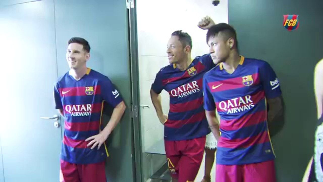 FC Barcelona first team photo shoot season 2015-16