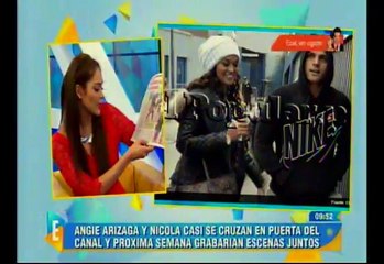 Angie Arizaga y Nicola Porcella grabarían escenas juntos de 'Ven baila, quinceañera' la próxima semana