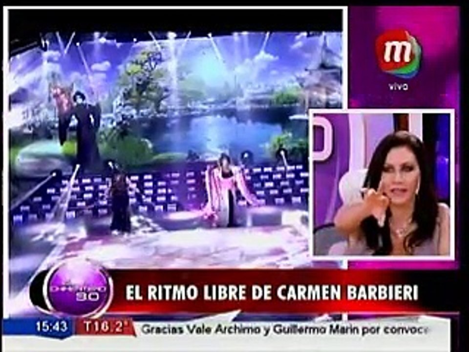El ritmo libre de Carmen Barbieri y su pie