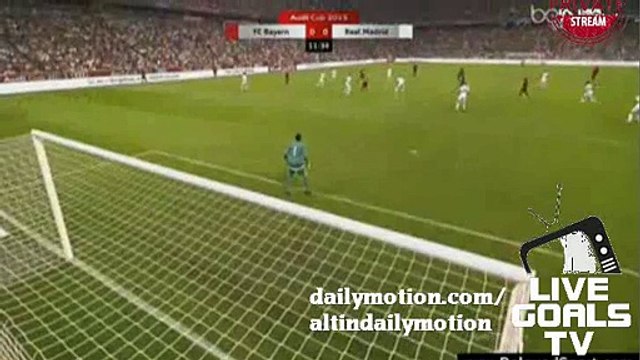 Ramos Gets Injured In Duel vs Lahm FC Bayern 0-0 Real Madrid - Audi cup 05.08.2015