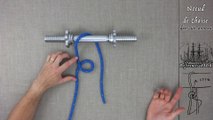 Matelotage : Noeud de Chaise dans anneau