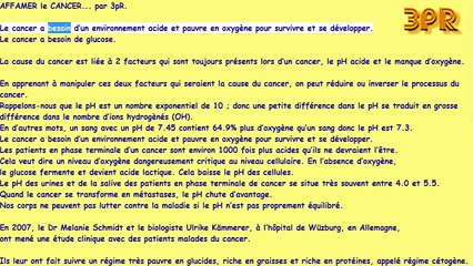 Affamer le CANCER - Le Régime Cétogène.