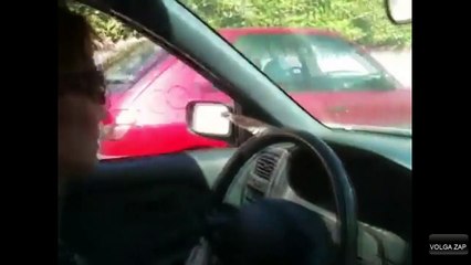 Ce jour là sa femme décida de conduire pour aller faire les courses.