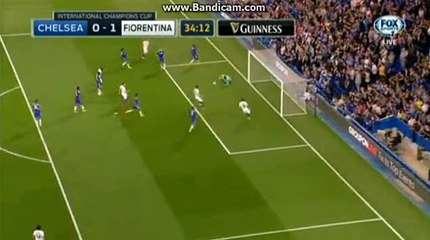 Gonzalo Rodriguez goal Chelsea 0-1 Fiorentina 05/08/2015