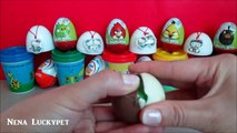 Unboxing Angry Birds Surprise Eggs Hello Kitty Kinder Surprise Fun Video