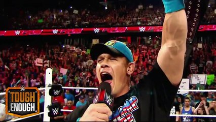 John Cena arrives at WWE Tough Enough next Tuesday