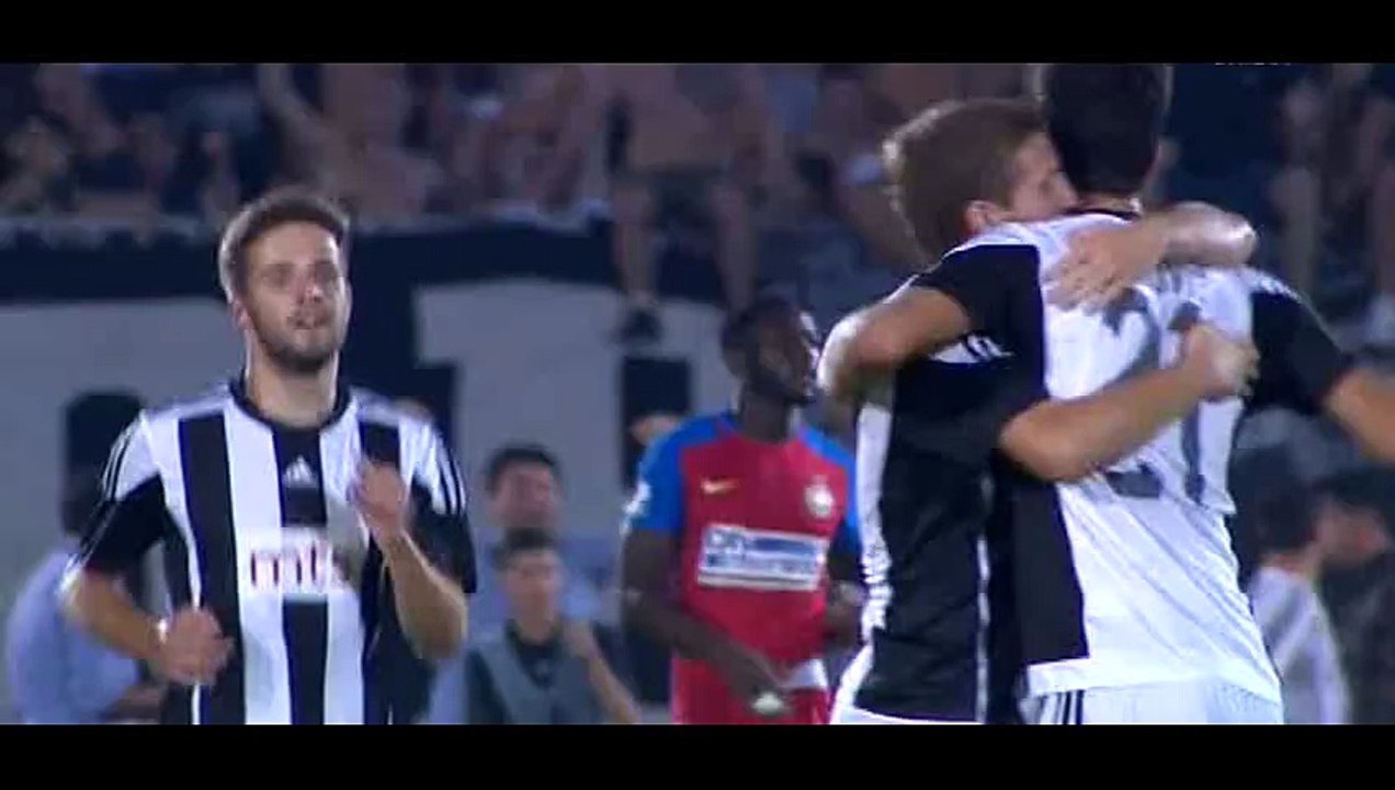 Goal Jevtovic - Partizan 2-2 Steaua Bucuresti - 05-08-2015