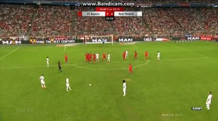 Toni Kroos great free kick shot and Manuel Neuer superb save