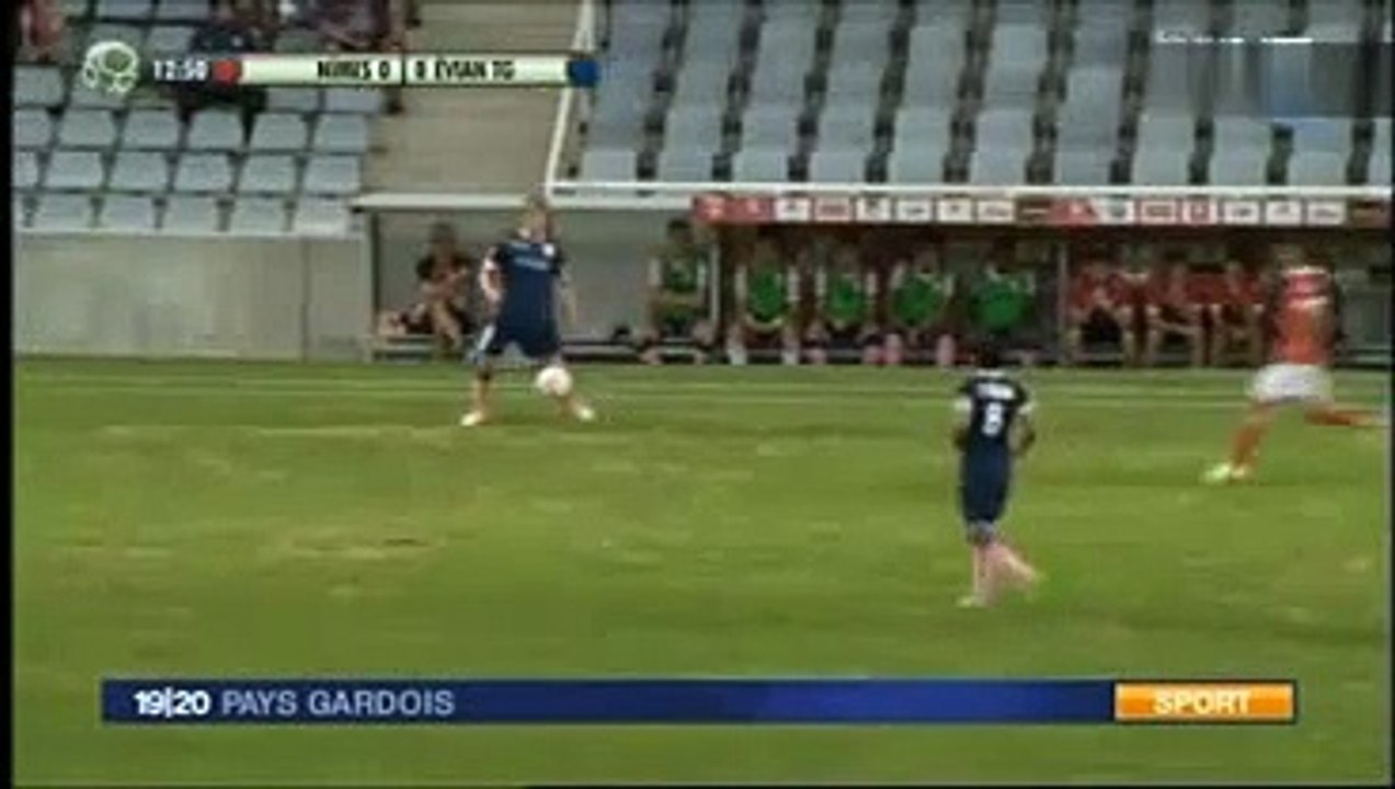 Nîmes vs Evian 31 07 2015