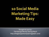 10 Social media marketing tips made easy