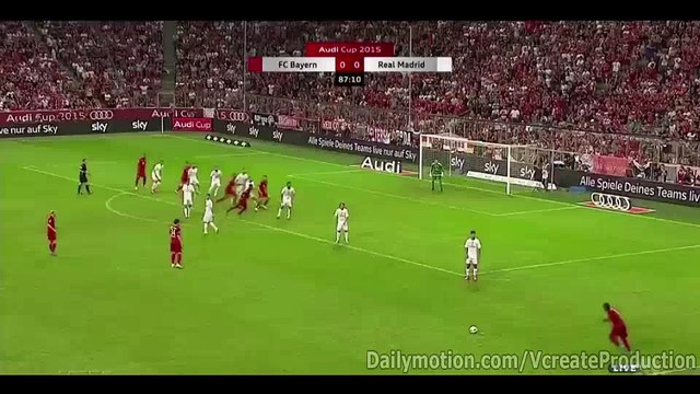 1-0 Robert Lewandowski amazing Goal HD FC Bayern München v. real madrid- Audi Cup final 06-08-2015