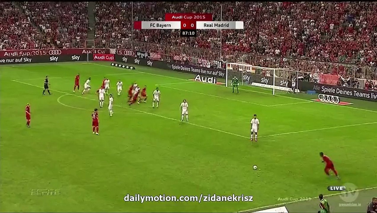 Lewandowski Goal HD 1-0 - FC Bayern München v. Real Madrid - Audi Cup Final 05.08.2015