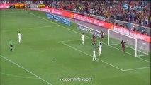 Neymar Goal Barcelona 1 - 0 AS Roma 05/08/2015