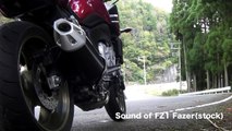 The Sound of YAMAHA FZ1 FAZER  (stock silencer)