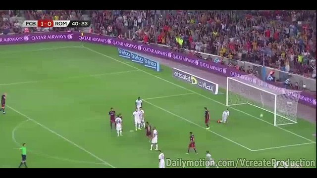 Lionel Messi Goal HD 2-0 - FC Barcelona v. AS Roma - Joan Gamper Trophy 05.08.2015