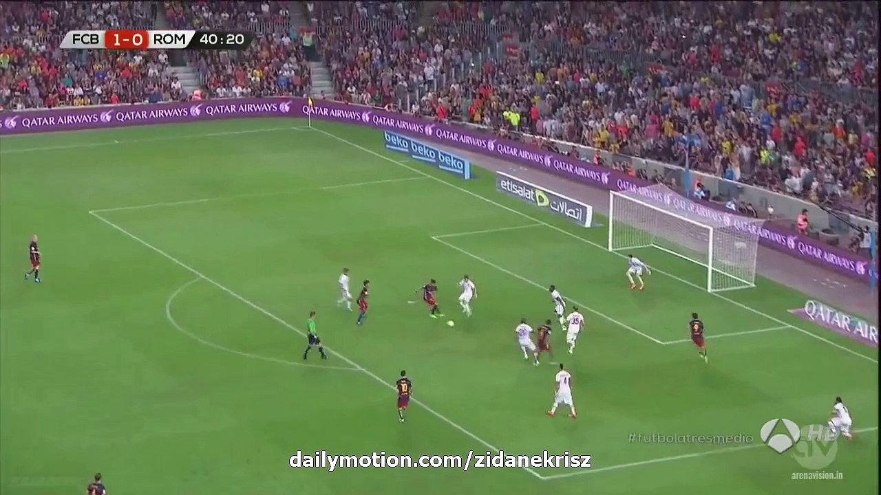 2-0 Lionel Messi Goal HD _ Barcelona v. AS Roma _ Joan Gamper Trophy 05.08.2015