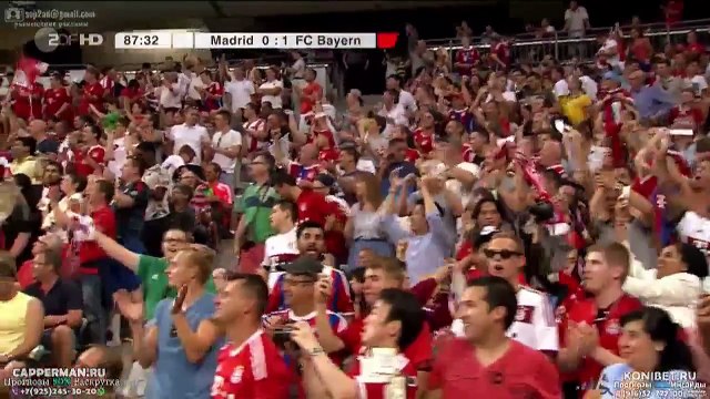 Real Madrid vs FC Bayern München 0-1 Goal Robert Lewandowski Audi Cup 05_08_2015